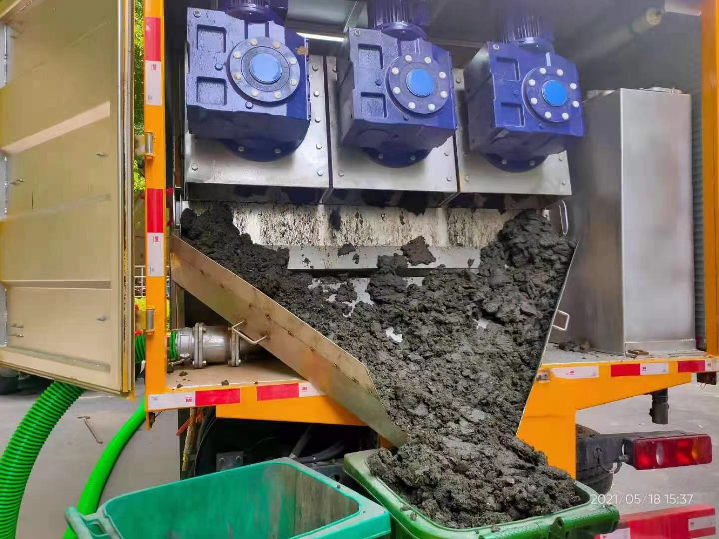 沙湖镇化粪池清掏城市维护站-泥浆净化干湿分离处理