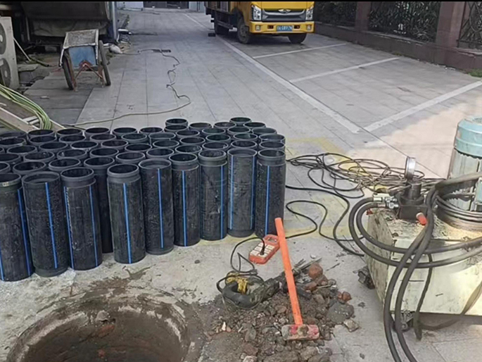 沙湖镇PE置换管厂家 DN315置换管 非开挖管短管置换